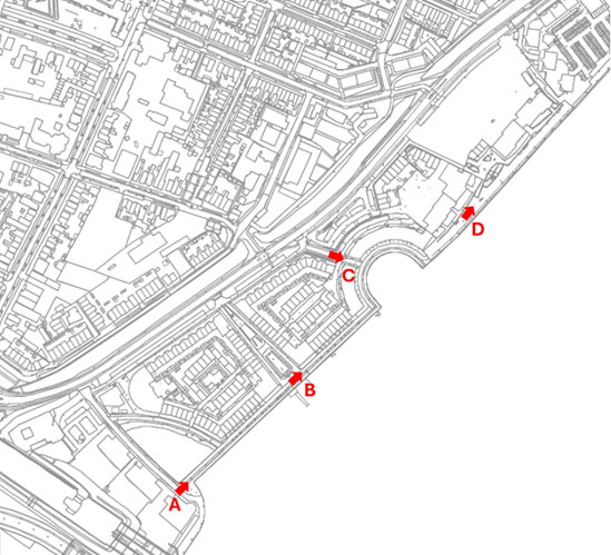 Overzicht Maasboulevard Euryzakade