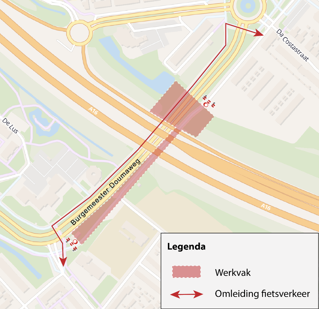 werkzaamheden burg doumaweg