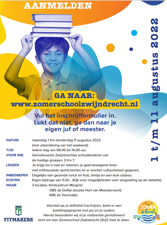 Zomerschool flyer