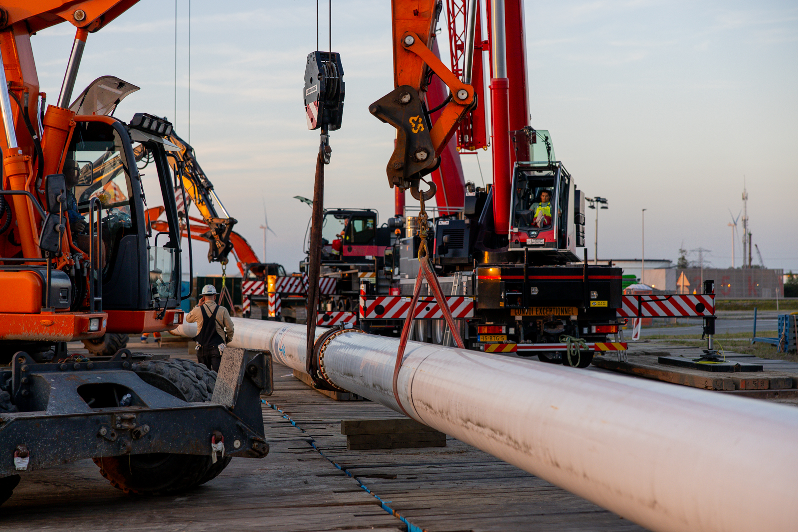 Werkzaamheden aanleg Waterstofnetwerk