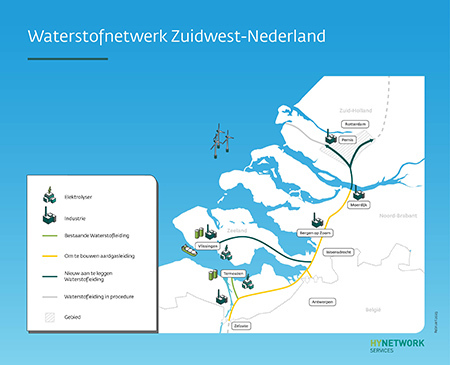 230224-Gasunie-Waterstofkaart Zuid West Nederland-01 verkleind